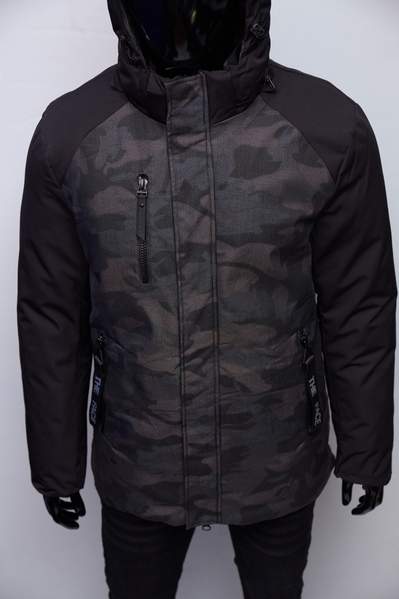 

Куртка зимняя PAFAO The Face Softshell 1987 камуфляж XXL Черный