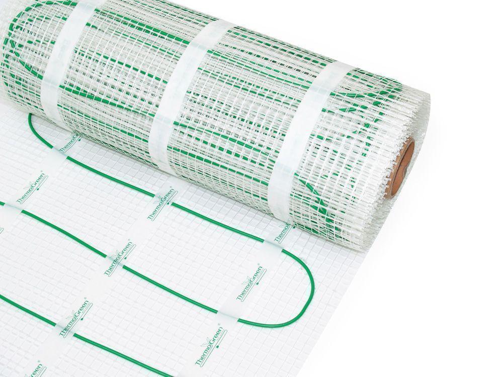 

Гріючий мат екранований TermoGreen 10 м.кв. (1500 Вт), TGMT 150 Вт/м²