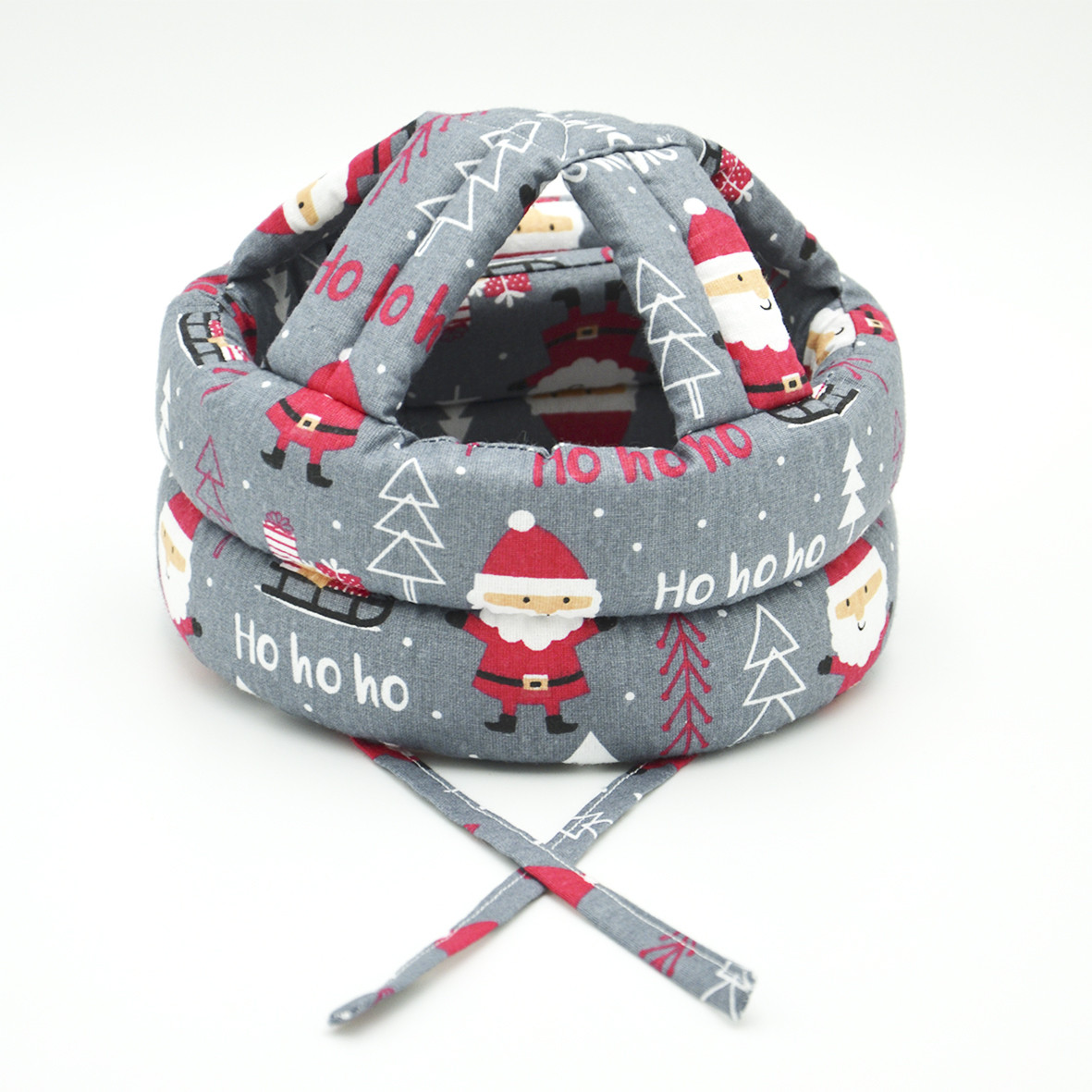 

Защитный мягкий шлем для ребёнка от ударов Kids Helmet Новогодняя серия 1009