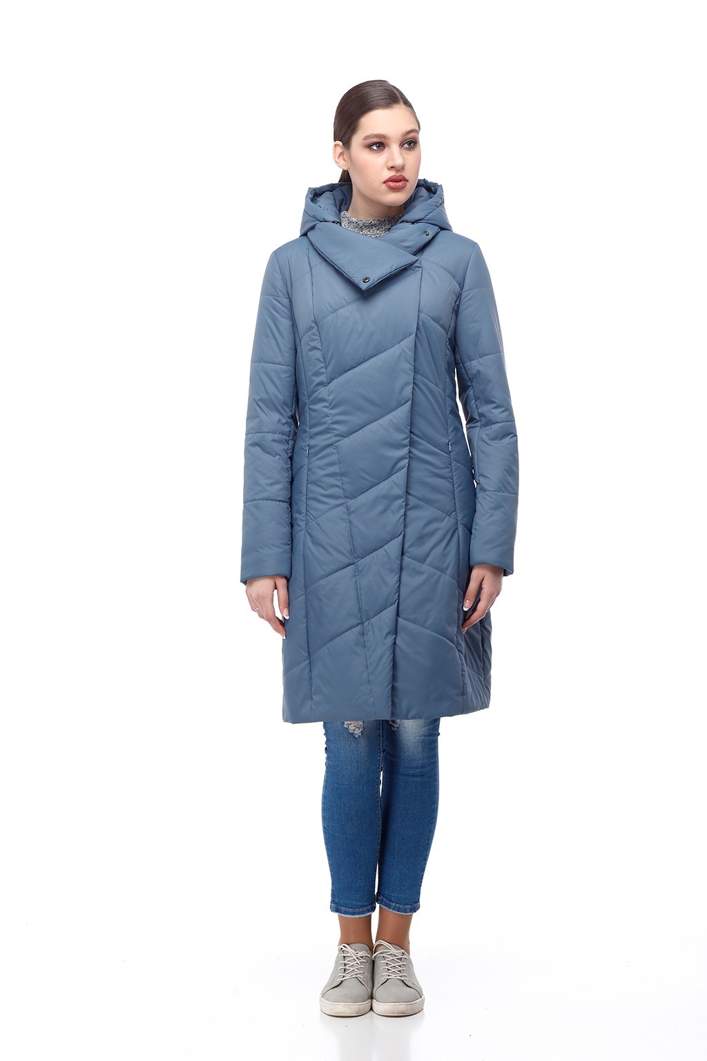 

Демисезонная женская куртка ORIGA Камелия  джинс, Демисезонная женская куртка ORIGA Камелия 42 джинс