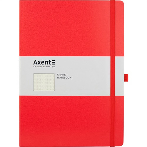 

Книга записная Partner Grand А4 100л точка красная Axent
