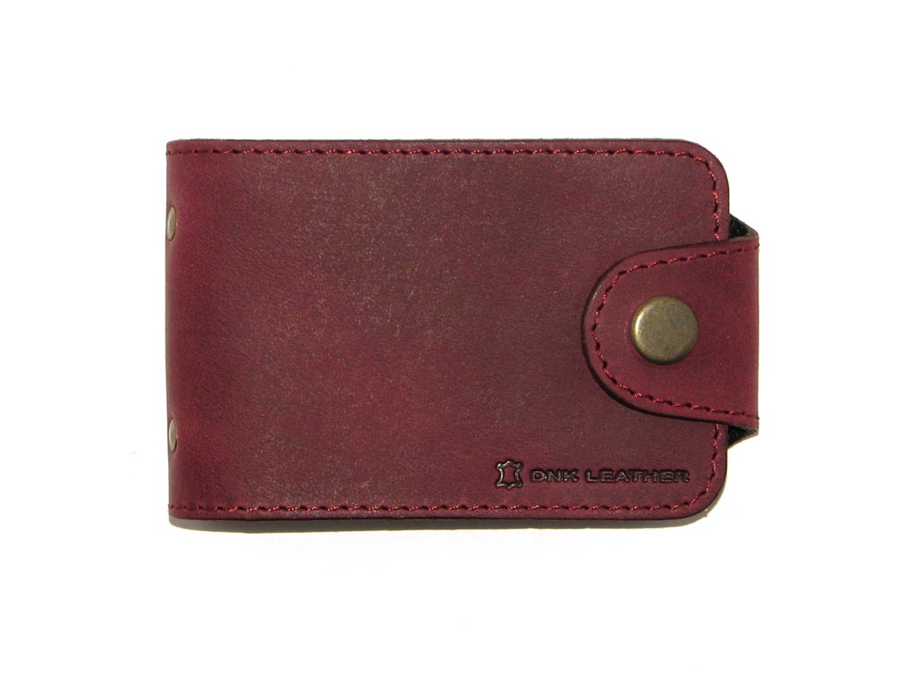

Визитница DNK Leather Cards-H col.L бордовый (5001)