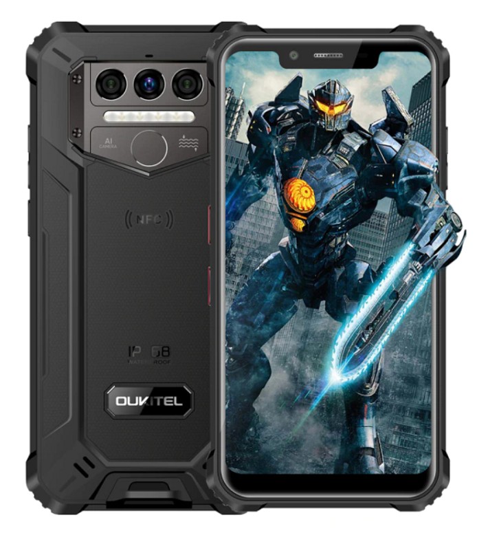 

Смартфон OUKITEL WP9 6/128 Gb black IP68, 5.86", Helio P60, 3G, 4G, NFC
