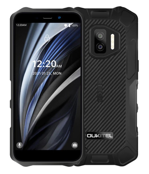 

Смартфон OUKITEL WP12 Pro 4/64 Gb black IP69K, 5.5", Helio P22, 3G, 4G, NFC