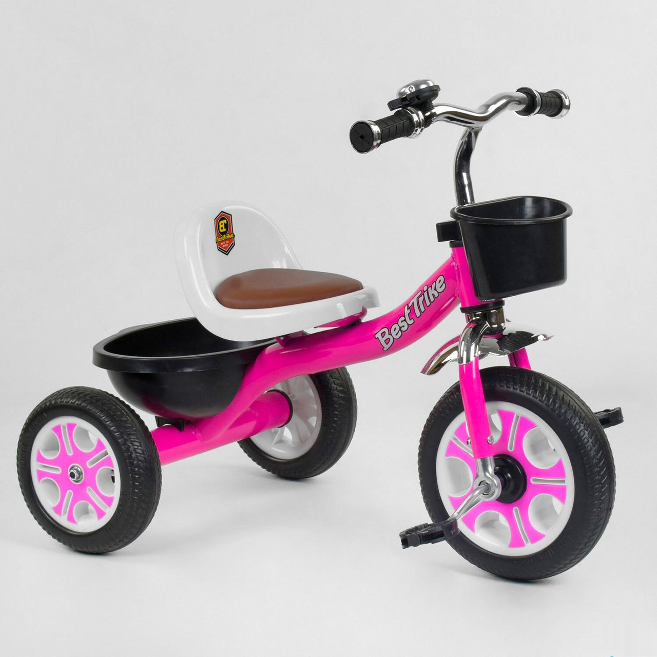 

Детский трехколесный велосипед lm-2806 "best trike" Розовый
