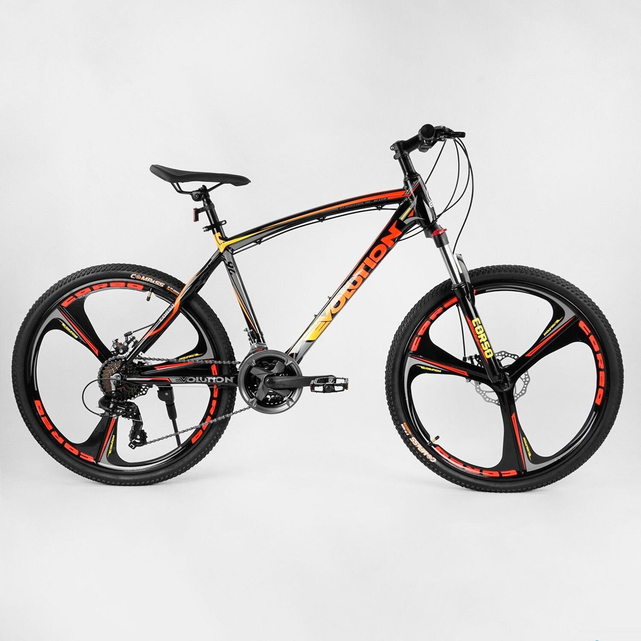 

Велосипед Спортивный 26" "CORSO" "Evolution" Orange