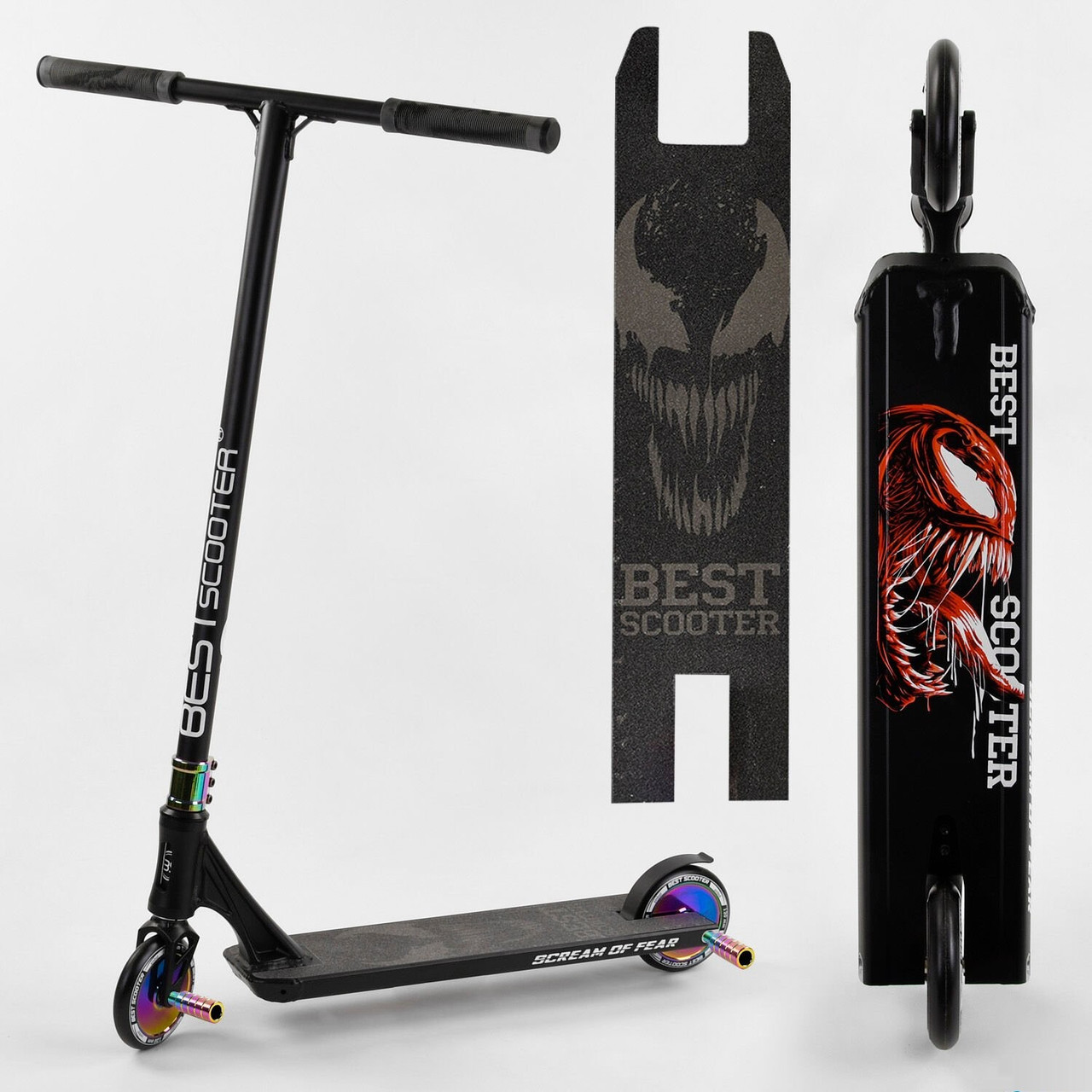 

Самокат трюковый 97683 Best Scooter "SIMBIOTE"