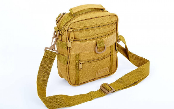 

Сумка тактическая многоцелевая через плечо SILVER KNIGHT khaki TY-432