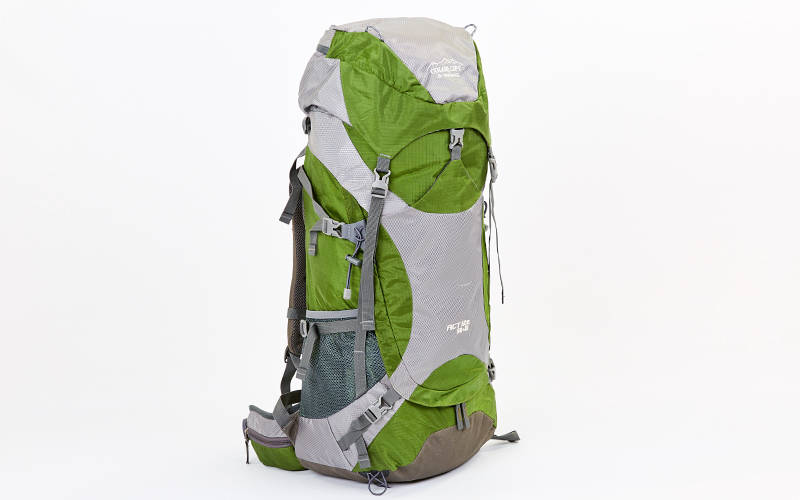 

Рюкзак туристический с каркасной спинкой Большой V-60л COLOR LIFE GA-174 Оливковый