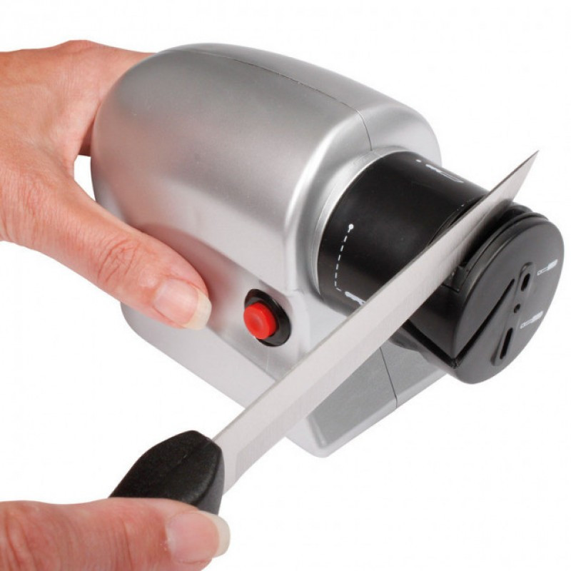 

Универсальная электрическая точилка для ножей и ножниц Swifty Sharp Sharpener