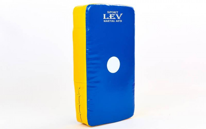 

Макивара Прямая (1шт) LEV (25x45x9см) LV-4284 сине-желтый