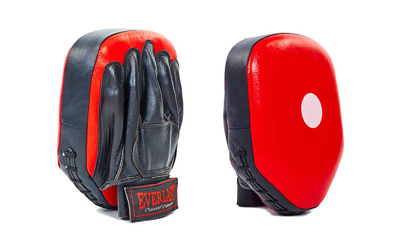 

Лапы боксерские Прямые кожаные (2шт) EVERLAST (27x21x5см) ME-0115