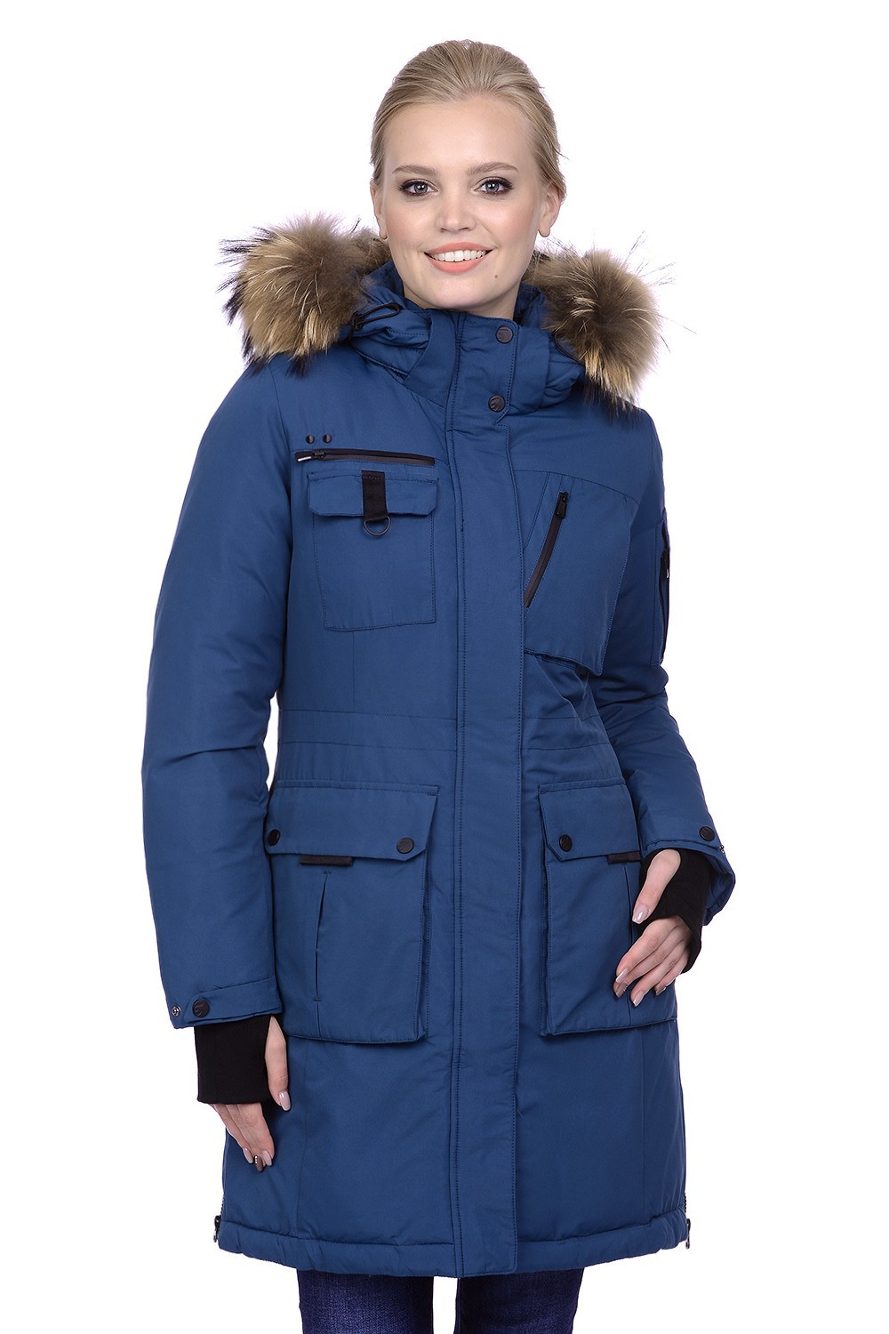 

Женский пуховик Snowimage SID-S 715 цвет синий, Женский пуховик Snowimage SID-S 715 цвет синий 42