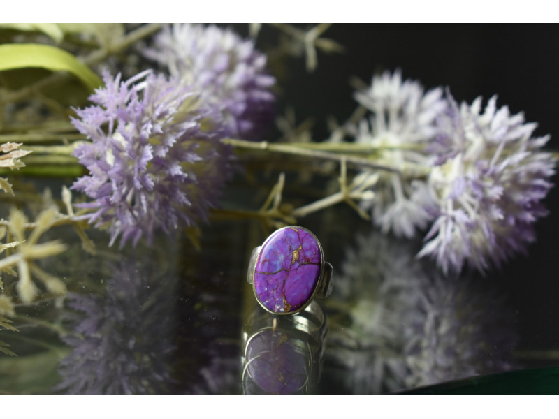 

Серебряное кольцо 925 пробы с Содалитом Sky Jewelry 001137