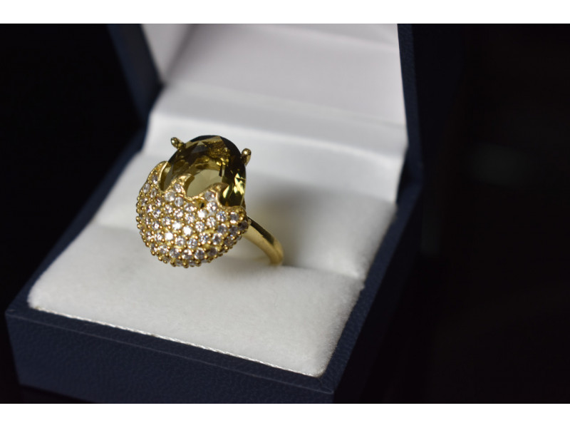 

Серебряное кольцо с камнем Алпанит Sky Jewelry 000779
