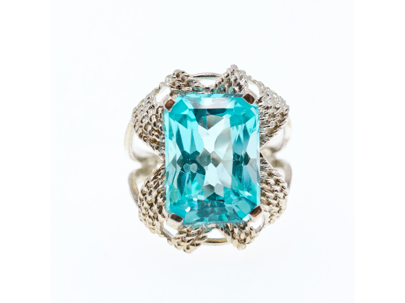 

Серебряное кольцо с топазом Фантастика Натуральный Sky Jewelry 003264
