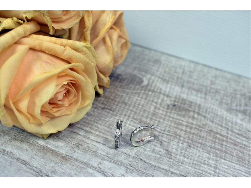 

Серебряные серьги с фианитами Sky Jewelry 000706