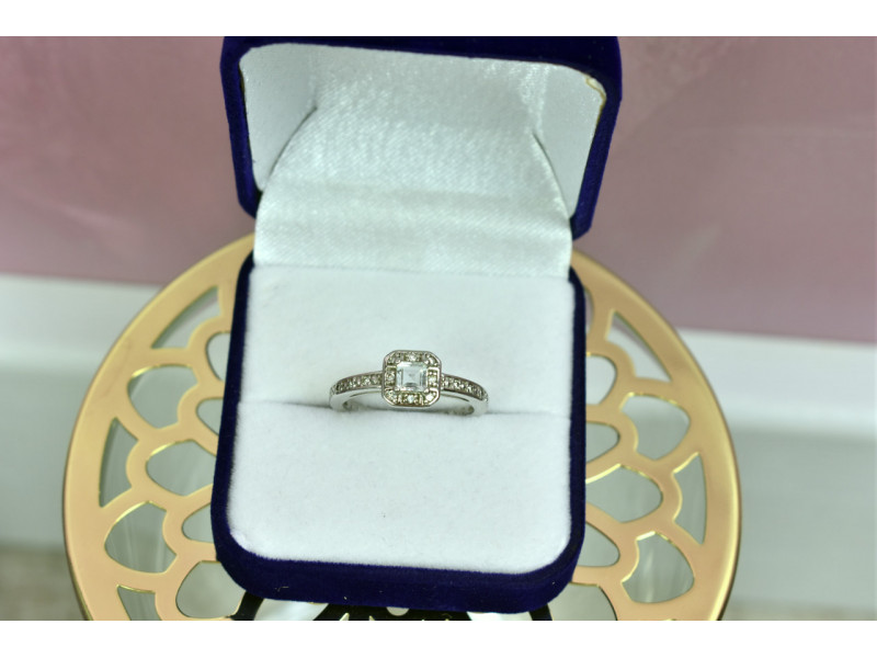 

Серебряное кольцо с Гошенитом (берилл) 925 проба Sky Jewelry 000720