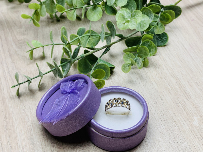 

Серебряное кольцо с камнями Шпинель Sky Jewelry 000574