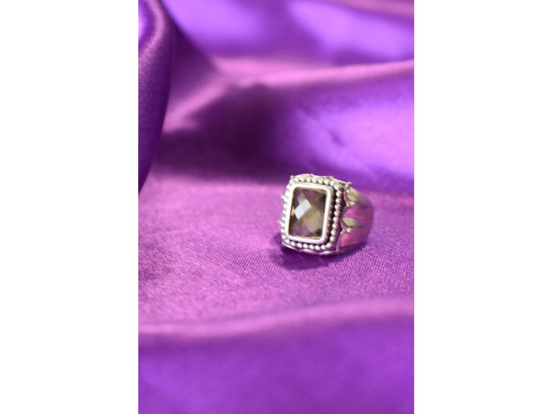 

Серебряное кольцо 925 проба с камнем Гессонит Sky Jewelry 001188