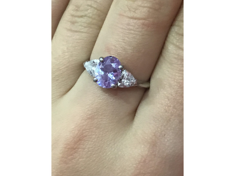 

Серебряное кольцо 925 пробы с фианитами Sky Jewelry 000202