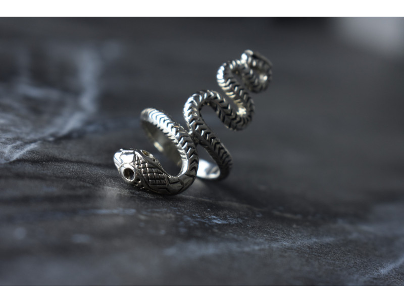 

Серебряное кольцо 925 пробы *Змея* Sky Jewelry 001001