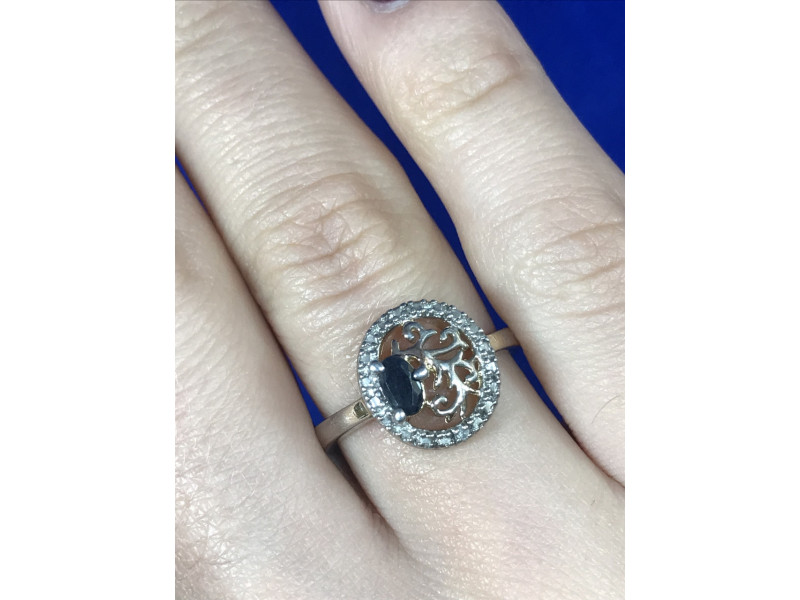 

Серебро 925 пробы кольцо с камнем Шпинель Sky Jewelry 000227