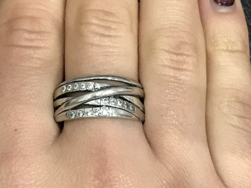

Серебряное кольцо с фианитами Sky Jewelry 000269