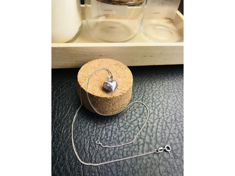 

Подвеска на шею с кулоном сердце серебро 925 проба Sky Jewelry 000340