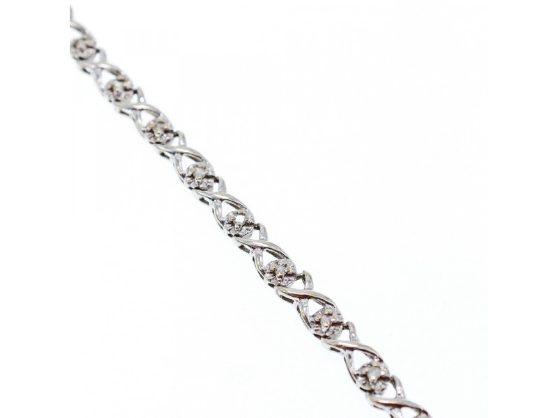 

Золотой браслет с бриллиантами Нежность Натуральный Sky Jewelry 003321