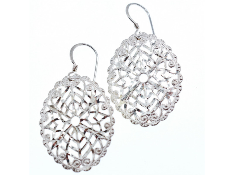 

Серебряные серьги Ажур Sky Jewelry 003306