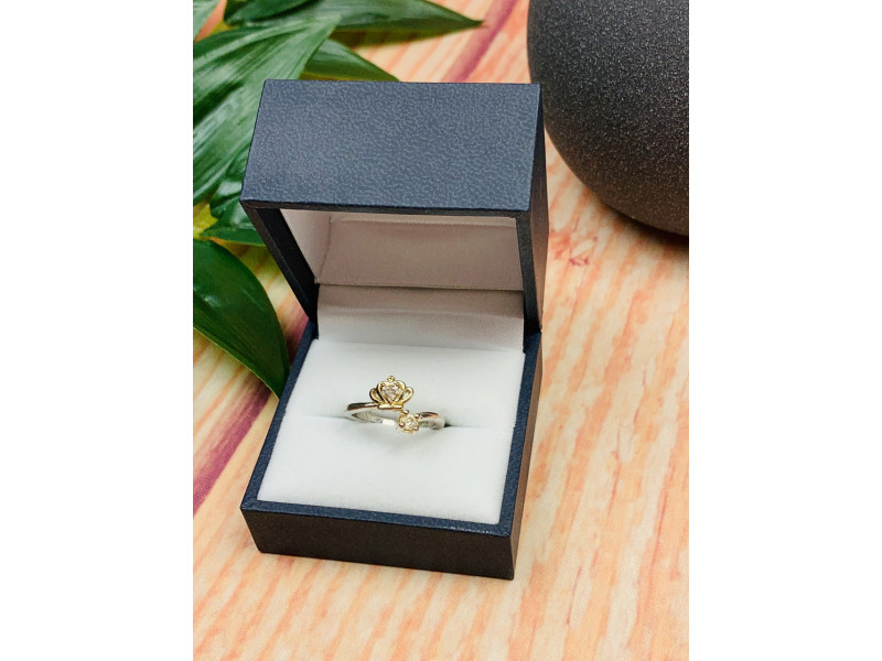 

Серебряное кольцо 925 проба с короной Sky Jewelry 000594