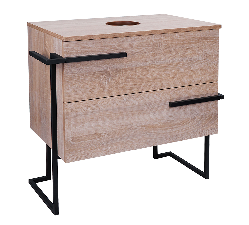 

Тумба напольная Qtap Taurus 700х616х437 Whitish oak со столешницей QT2480TNT703WO