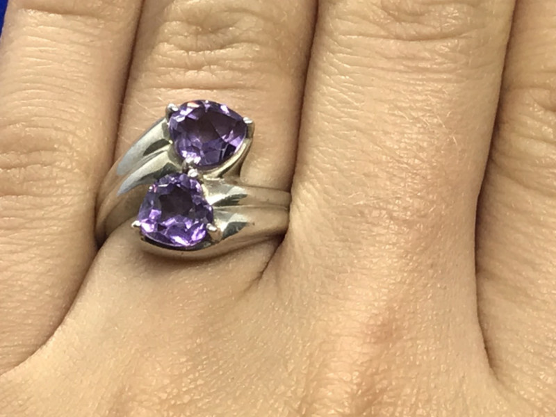 

Серебряное кольцо с аметистом Sky Jewelry 000191