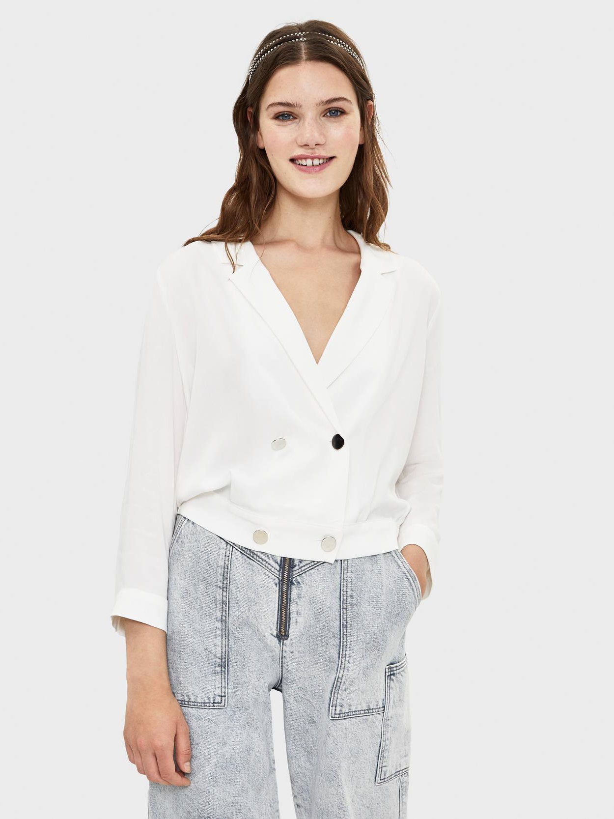 

Жакет Bershka 5828/619/712-ACTS M Белый