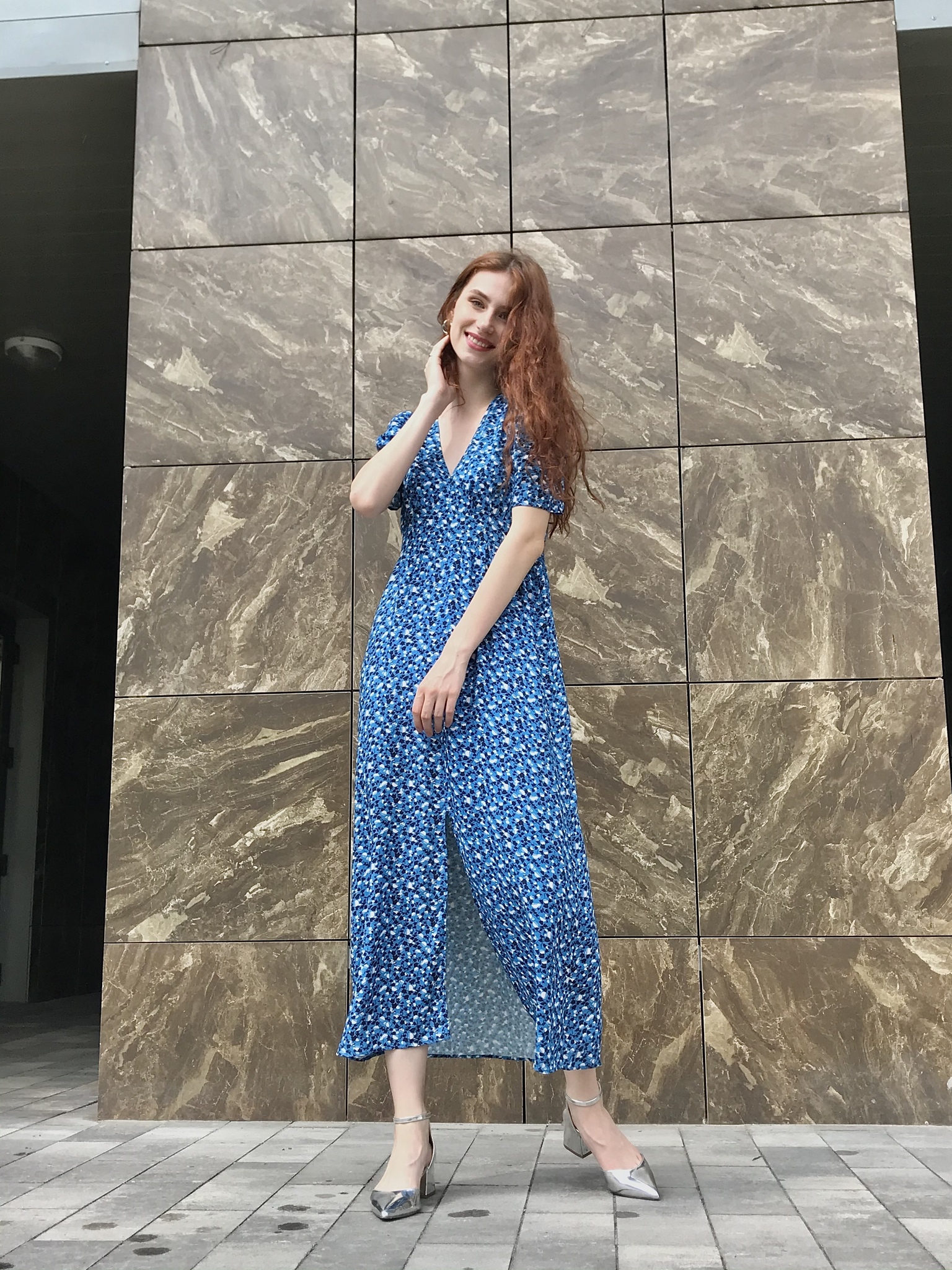 

Сукня An'ge Maelle 1 Синій принт 40-05731-VISC