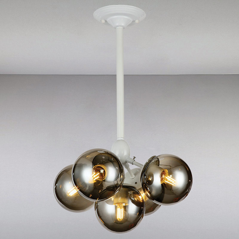 

Люстра потолочная Light House LS-13318/5 WH BK белая