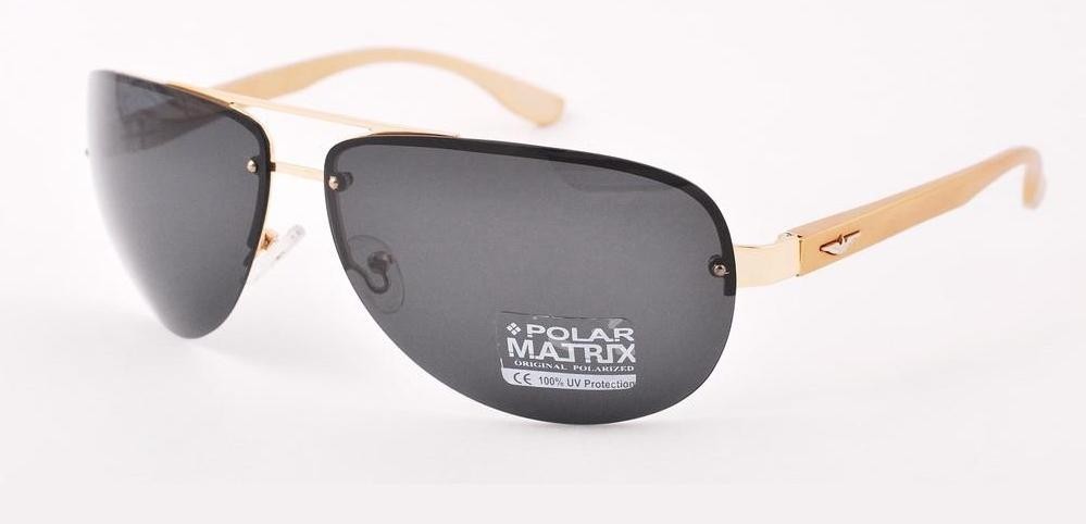 

Солнцезащитные очки Matrix Polarized 333 Авиатор Золотистые