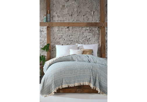 

Плед Diva Katli Голубой 220*240 Голубой