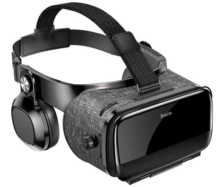 

3D очки виртуальной реальности с наушиками Hoco Vr Dga04 черные (gr_015340)