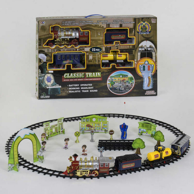

Железная дорога Classic Train 424 см радиоуправляемая со звуком и светом (155ALB)