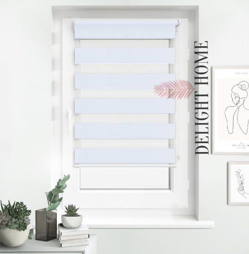 

Рулонная штора День-ночь Tanova гладкая VT1 белая 67.5х150 см