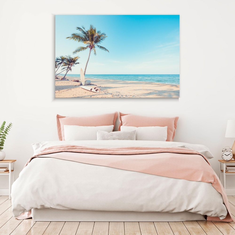 

Картина на холсте Природа Palm Trees On A Tropical Beach 75х100 см.