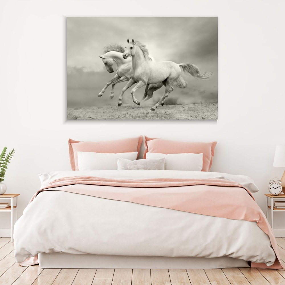 

Картина на холсте Животные Pair Of Horses 50х65 см.