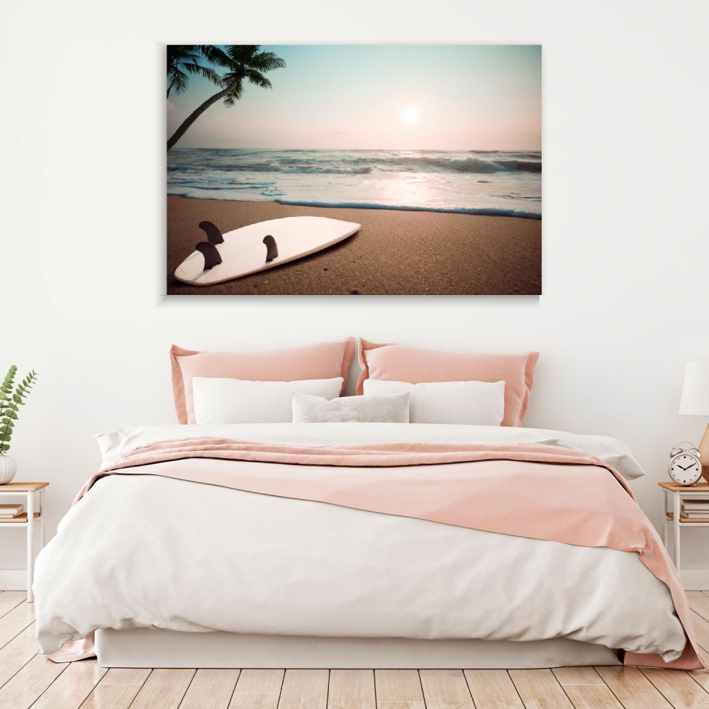 

Картина на холсте Природа Surfboard Near The Ocean 90х120 см.