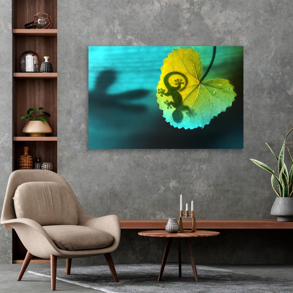 

Картина на холсте Животные Lizard Silhouette 50х65 см.
