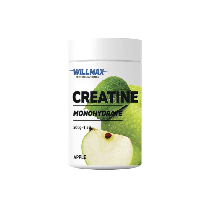 

Креатин моногидрат Вилмакс / Willmax Creatine Monohydrate 500 г яблоко