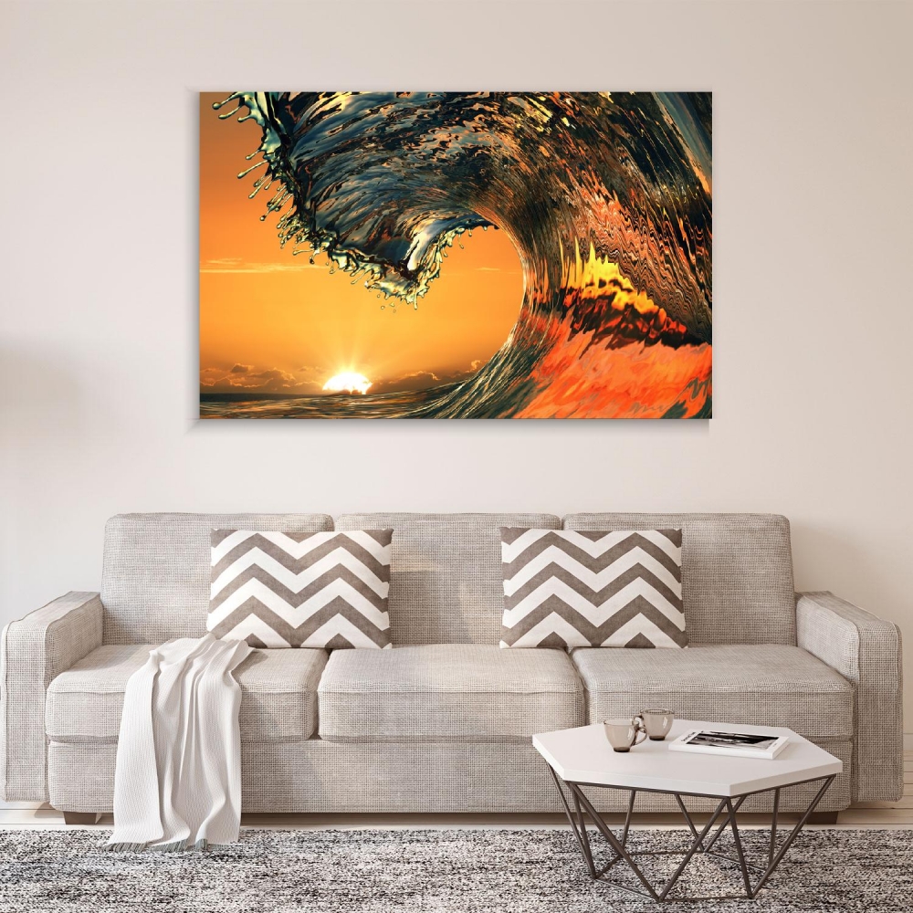 

Картина на холсте Природа Beautiful Ocean Wave 45х60 см.