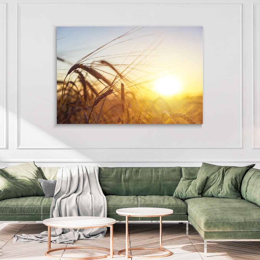 

Картина на холсте Природа Ear Of Golden Wheat 70х140 см.