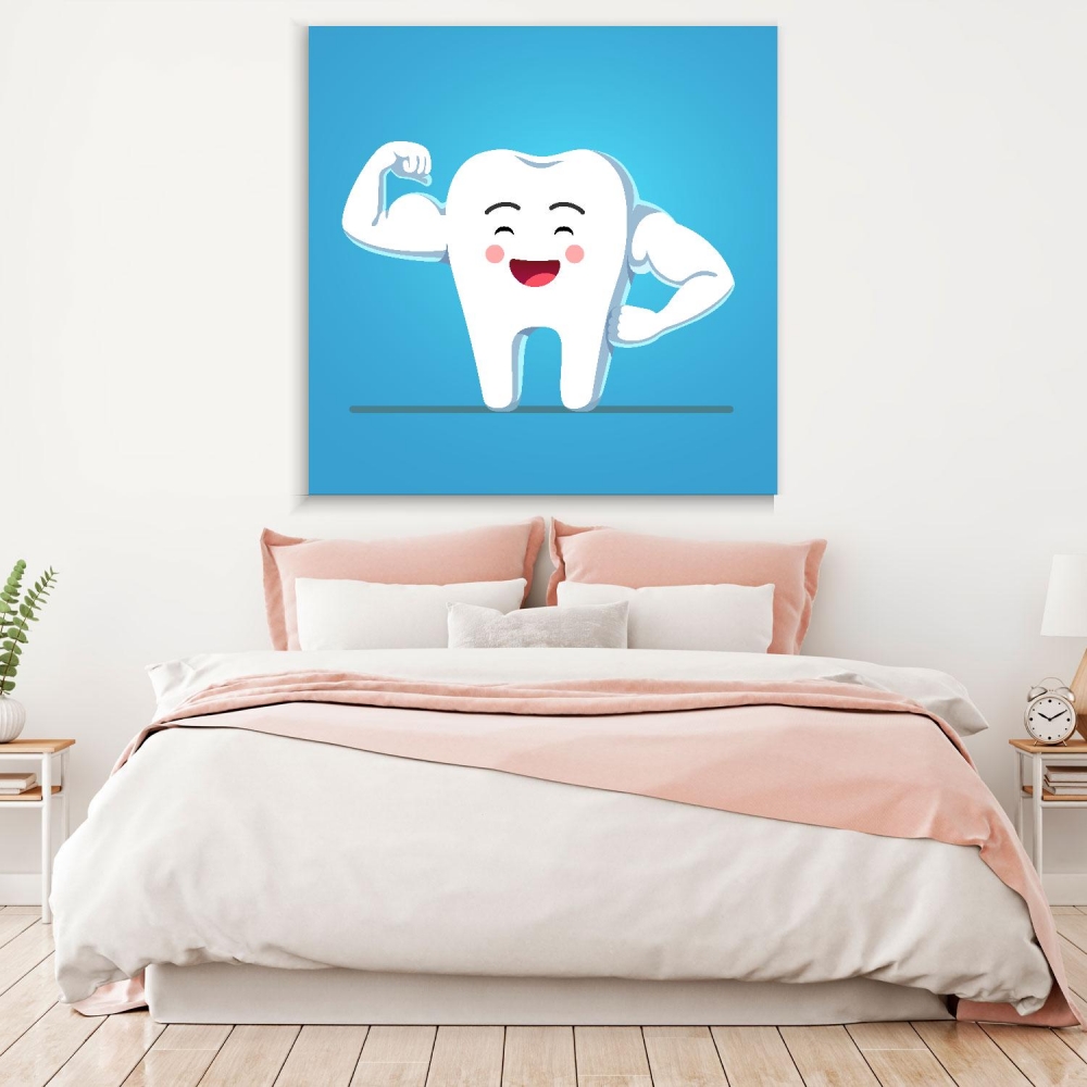 

Картина на холсте Стоматология Strong And Healthy Tooth 90х120 см.